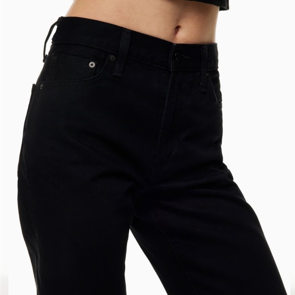 Aritzia Black Straight Leg Pants - Picture 4 of 5